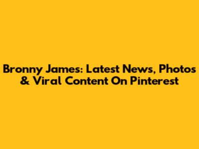 Bronny James: Latest News, Photos & Viral Content On Pinterest