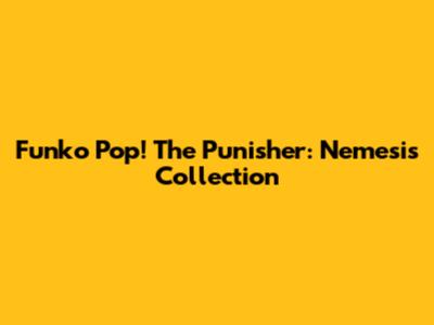 Funko Pop! The Punisher: Nemesis Collection