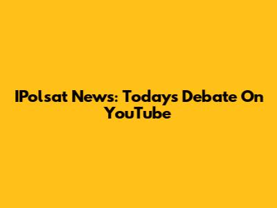 IPolsat News: Today's Debate On YouTube