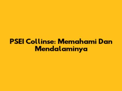 PSEI Collinse: Memahami Dan Mendalaminya