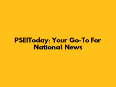 PSEIToday: Your Go-To For National News