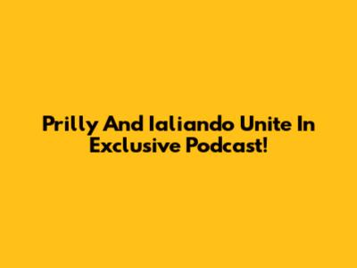 Prilly And Ialiando Unite In Exclusive Podcast!